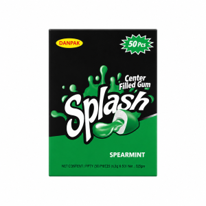 Danpak Splash Bubble Gum Spearmint 50s