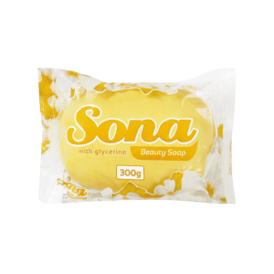 Sona Yellow Soap With Beauty Glycerine 300Gr
