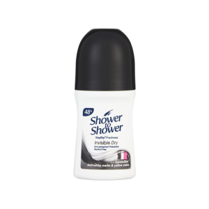 Shower To Shower Roll On Female Invisible Dry 50Ml