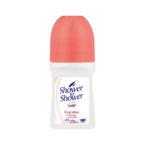 Shower To Shower Roll On Female Musk Alive 50Ml