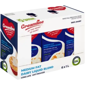 Creamline Full Cream Milk 6x1lt