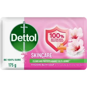 Dettol Skincare Hygiene Bath Bar Soap 175g