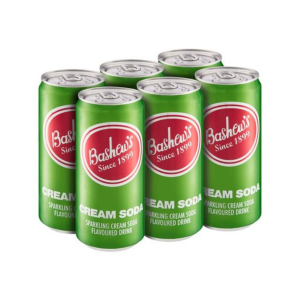 Bashew’s Cream Soda Sparkling Flavoured Drink 6x300ml