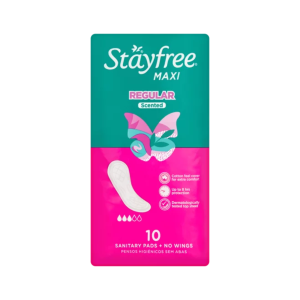 Stayfree Maxi Thick Pads No Wings Scented 10s