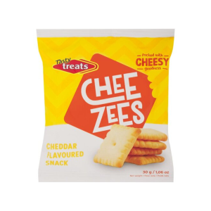 Tasty Treats Chee Zees Cheddar Snack 30g