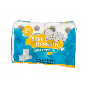 Baby Elephant Toilet Tissue 2Ply 24s