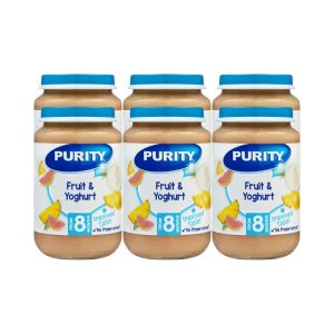 Purity Baby Food Fruit And Yoghurt Flavoured 6X200Ml