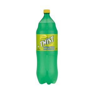 Schweppes Twist Lemon Flavoured Soft Drink Bottle 2Lt