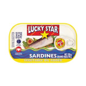 Lucky Star Sardines Vegetable Oil Added 120Gr