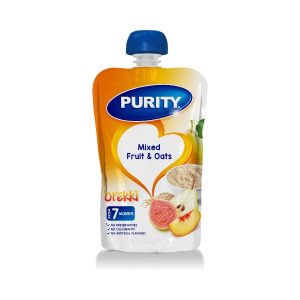Purity Pouch Mixed Fruit And Oats 110Ml