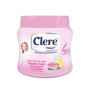 Clere Body Cream Powder Fresh 300Ml