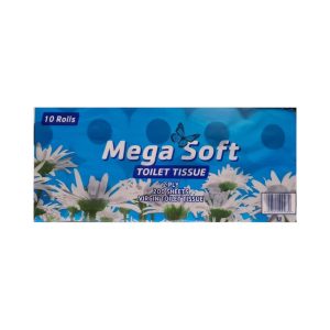 Mega Soft Virgin Toilet Roll 200 Sheets 2 Ply 10