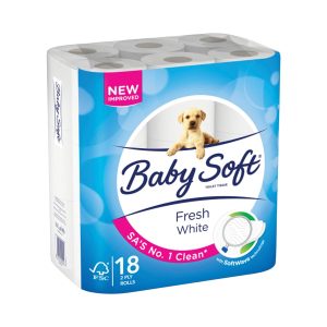 Baby Soft 2Ply Toilet Paper 18S