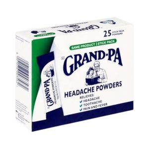Grandpa Headache Stick Pack Powders 25s