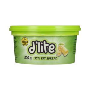 DLite Margarine 37% Fat Spread Tub 500Gr