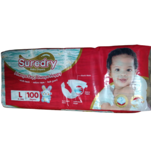 Suredry Diapers Large 100S