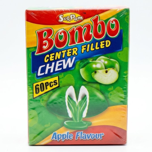 Bombo Center Filled Chew Apple Flavour 60pcs