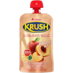 Clover Krush Peach And Apricot Puree Blend 110ml
